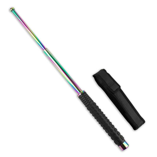 21 Inch Titanium Finish Baton - Violent Art Shop