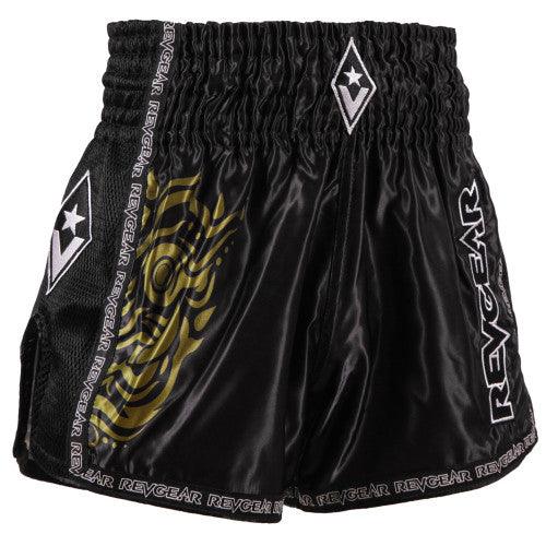 Legends Thai Shorts - Demon - Black / Gold- Violent Art Shop
