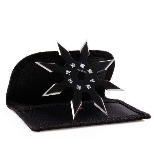 8-Point Black Ninja Star - Violent Art Shop