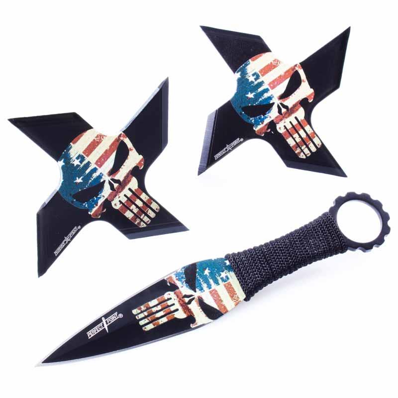 American Skull Throwing Set