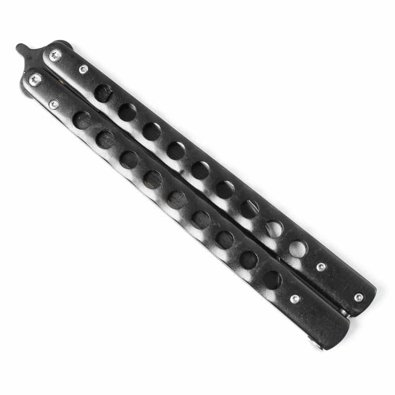 Behemoth Black Butterfly Knife