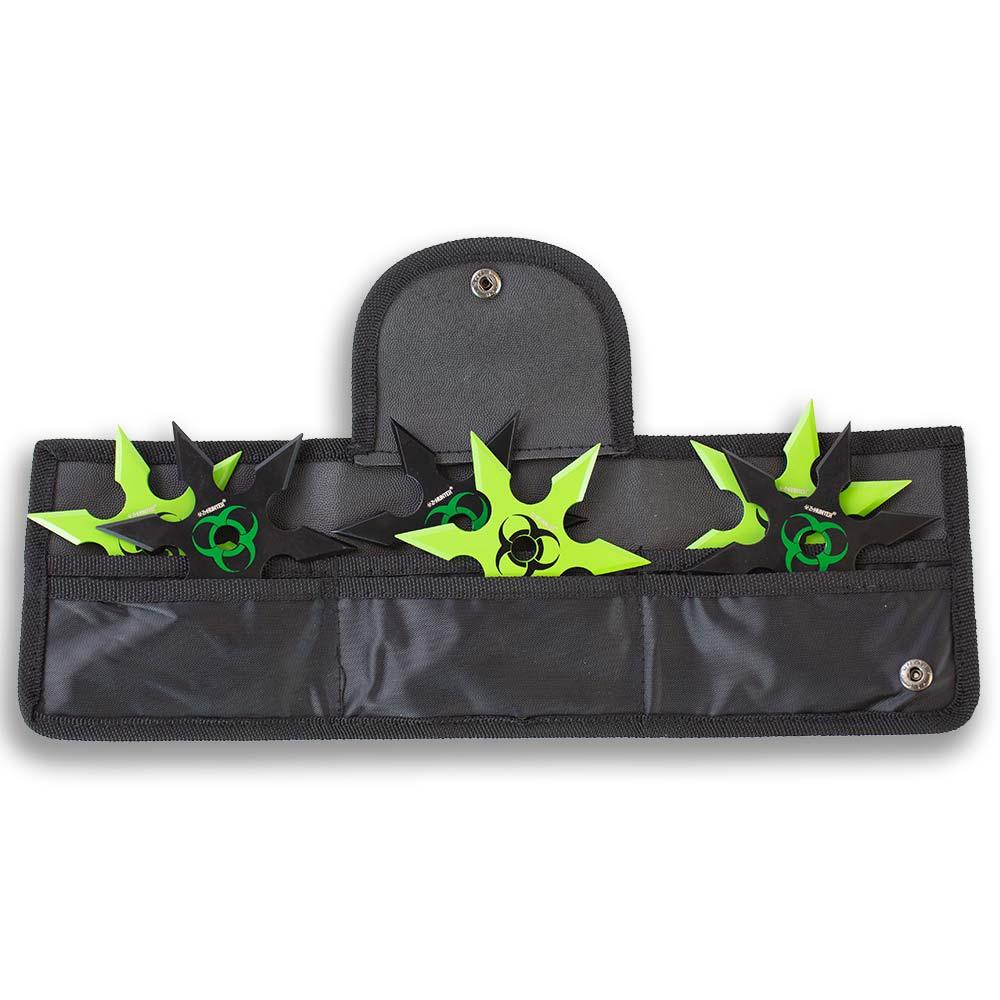 Biohazard Throwing Star Set