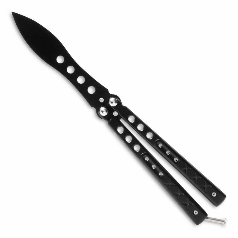 Black Broadhead Butterfly Trainer - Violent Art Shop