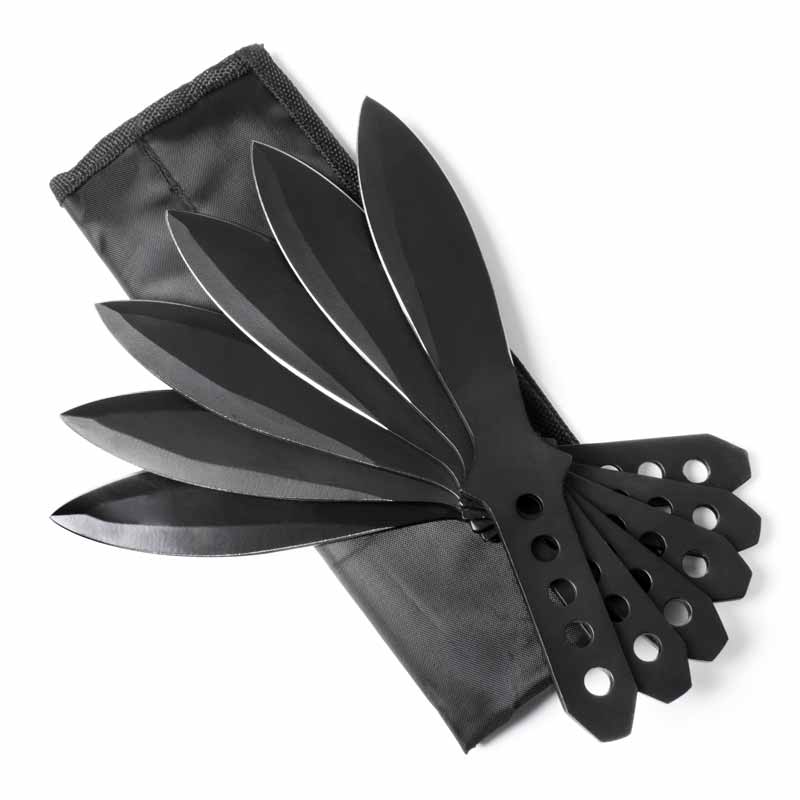 Black Broadhead Throwing Knives - Violent Art Shop