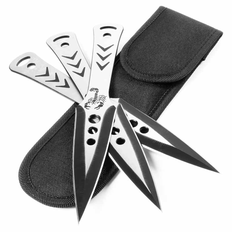 Black Scorpion Throwing Knives - Violent Art Shop
