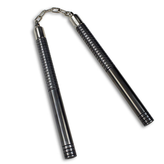 Black Steel Nunchaku - Violent Art Shop