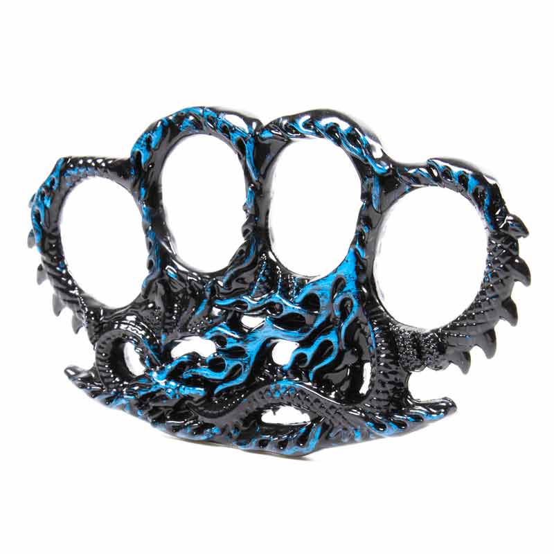 Blue Dragon Knuckle Duster - Violent Art Shop