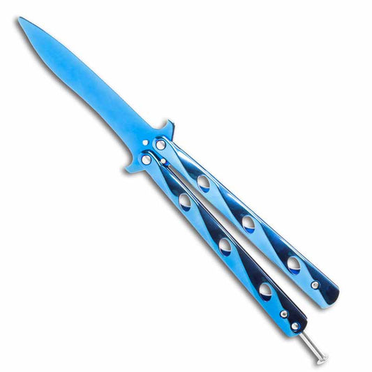 Blue Helix Butterfly Trainer - Violent Art Shop