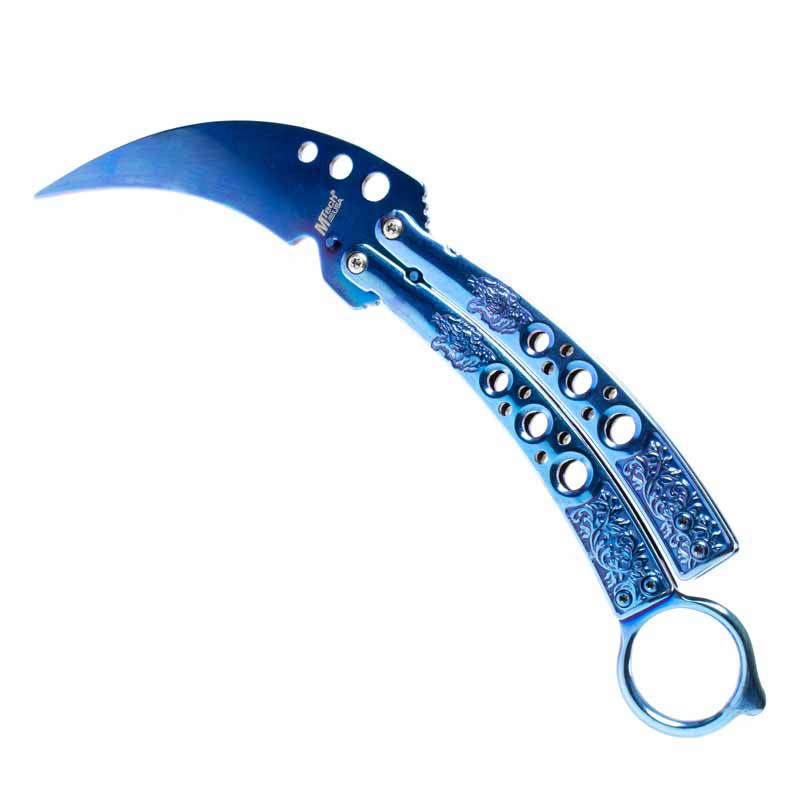 Blue Karambit Butterfly Trainer - Violent Art Shop