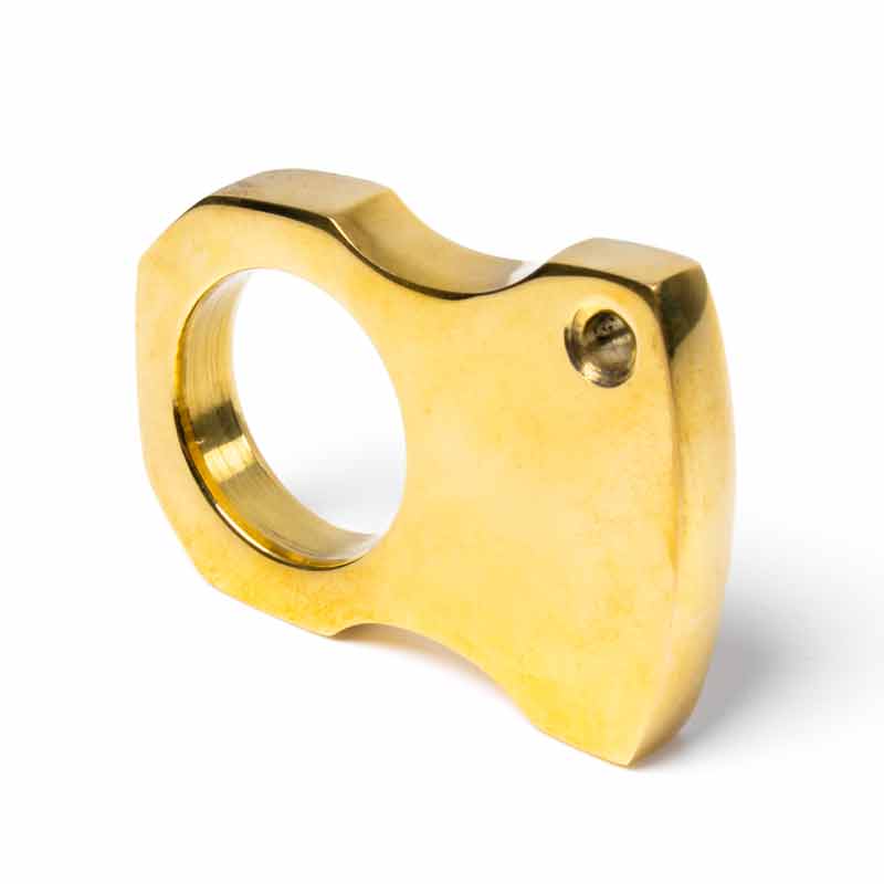 Brass Single-Finger Knuckles - Violent Art Shop
