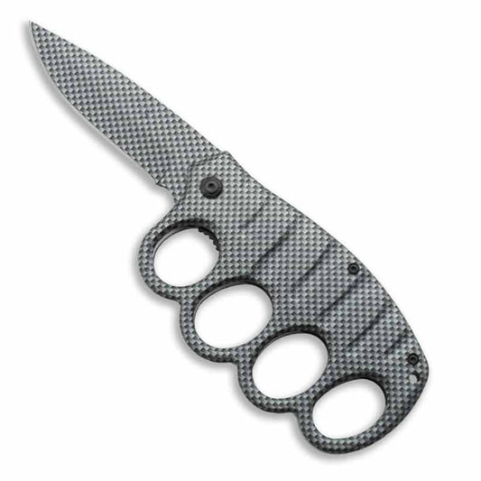 Carbon Fiber Knuckle Knife - Violent Art Shop