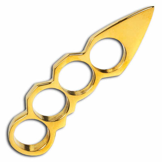 Compact Brass Spiked Knuckles