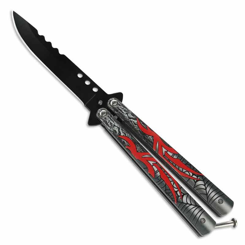 Dark Venom Butterfly Knife