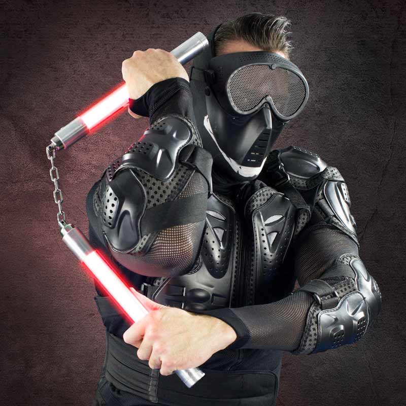 Deluxe LED Nunchucks - Violent Art Shop