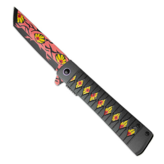Demon Eyes Pocket Knife - Violent Art Shop