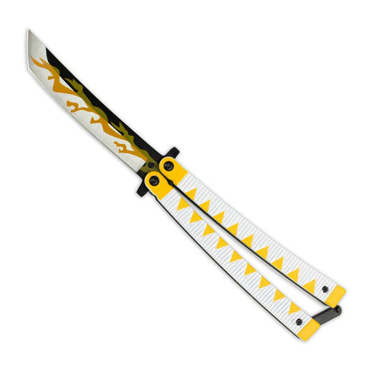 Demon Fire Butterfly Knife - Violent Art Shop