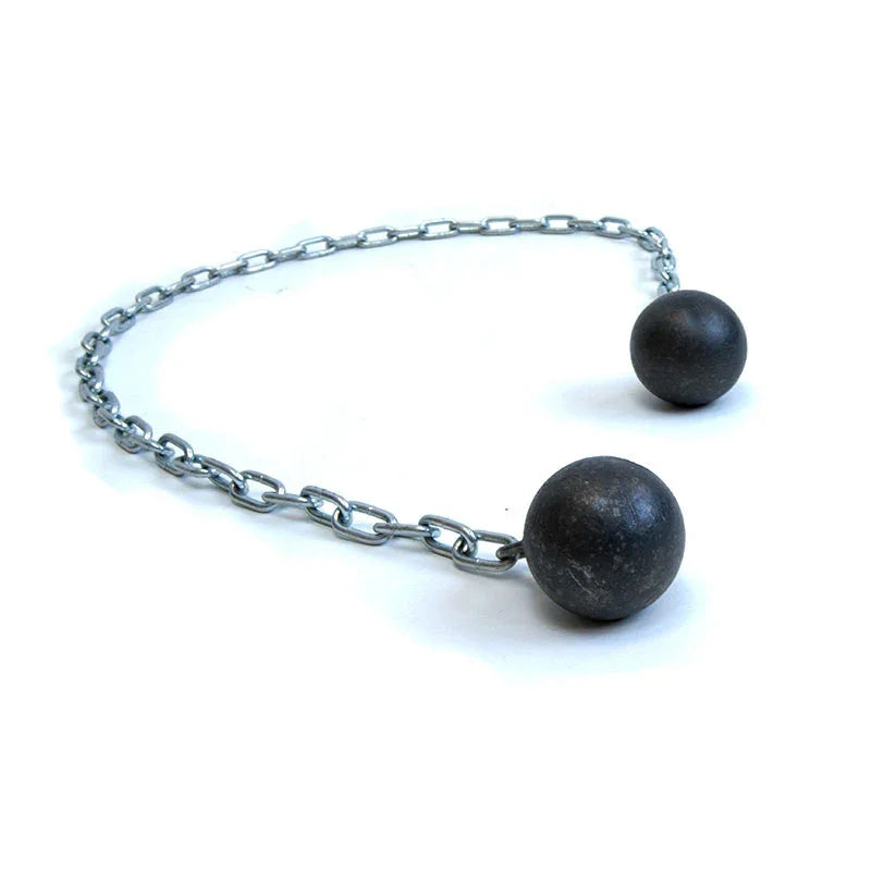 Double Steel Ball Bola - Violent Art Shop