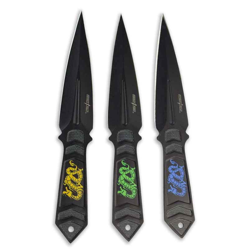 Dragons Fury Throwing Knives - Violent Art Shop