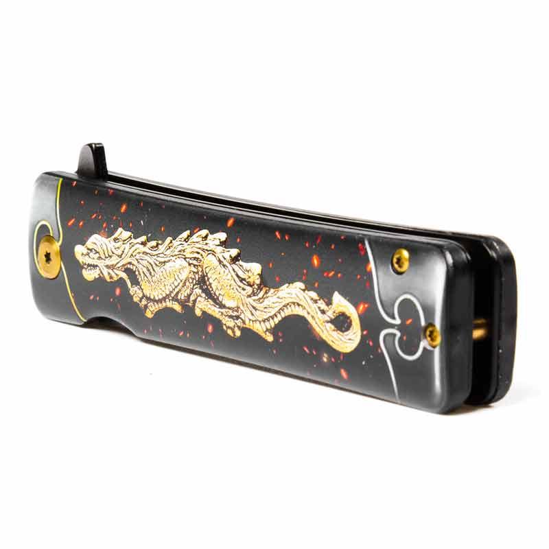 Gold Dragon Pocket Knife
