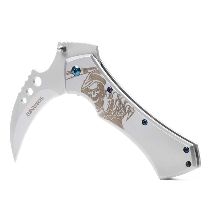 Grim Reaper Folding Knife - Violent Art Shop