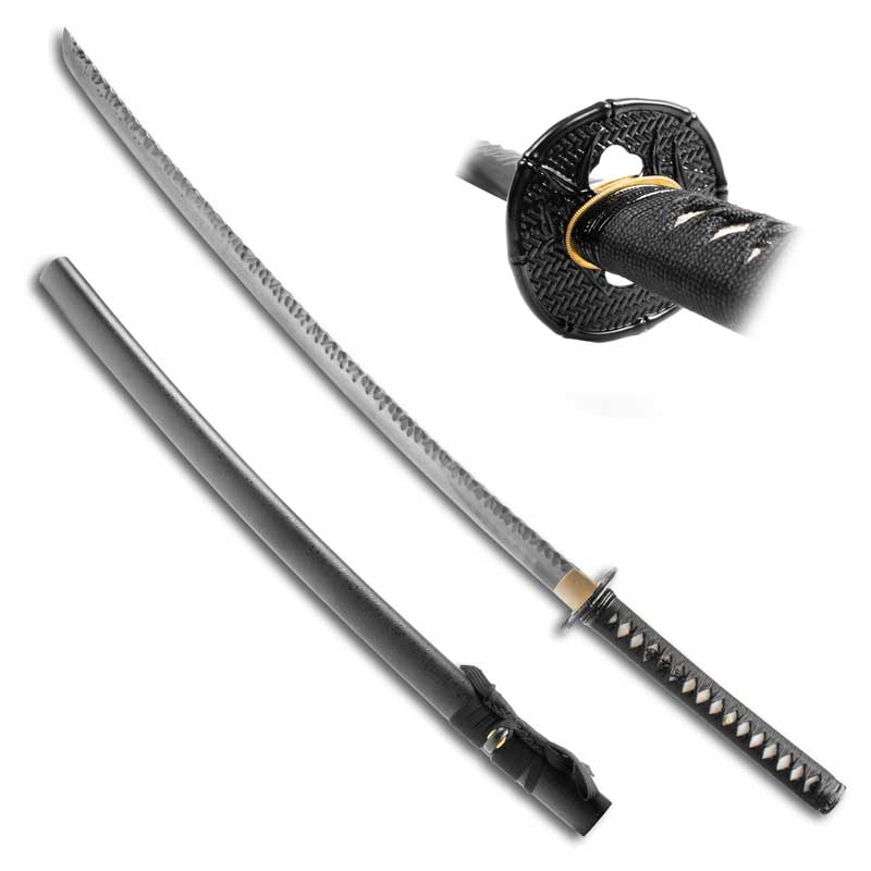 Hammered Steel Katana - Violent Art Shop