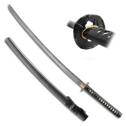 Hammered Steel Katana - Violent Art Shop