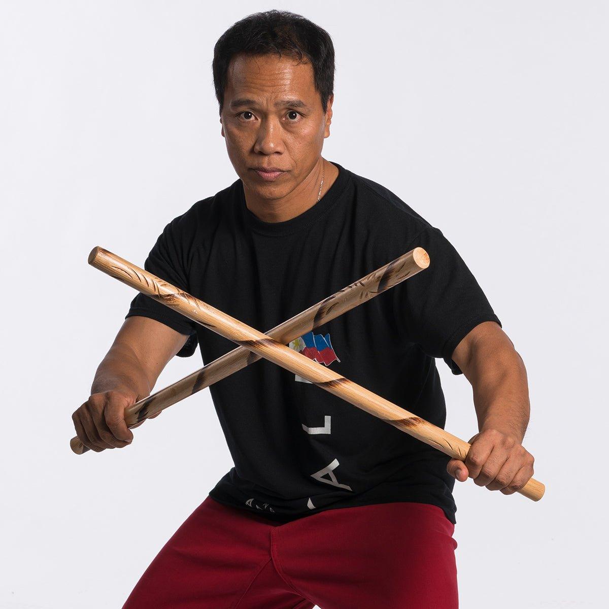 Hand Carved Rattan Escrima - Violent Art Shop