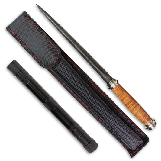 Hidden Tri-Blade Baton - Violent Art Shop