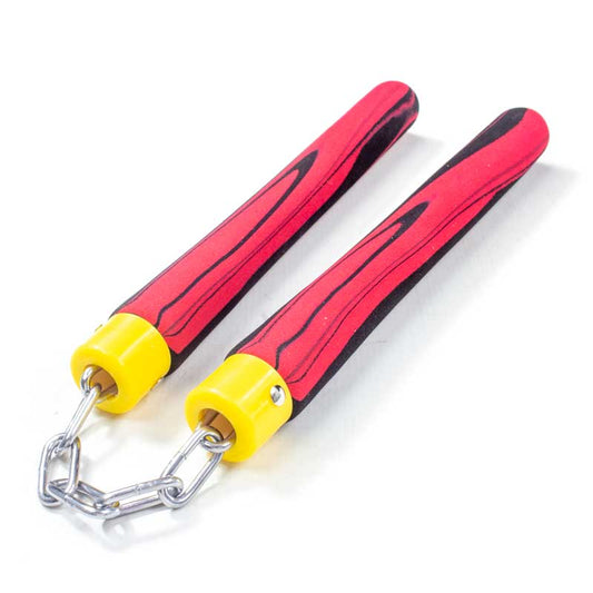 Kids Red Practice Nunchucks - Violent Art Shop