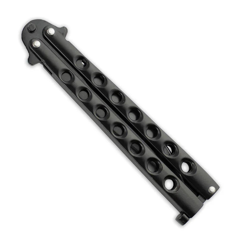 Midnight Black Butterfly Knife