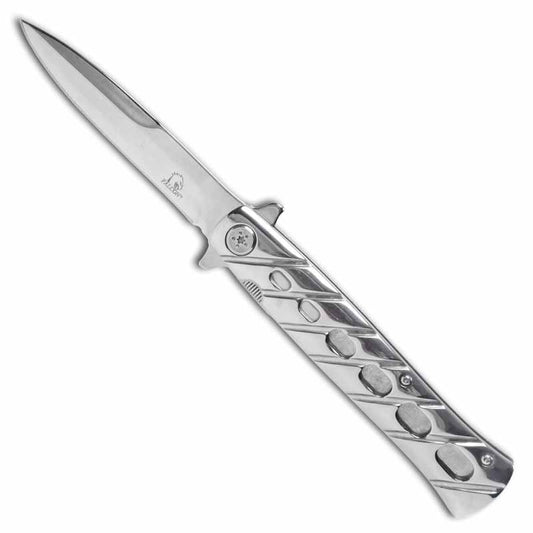 Modern Metallic Pocket Knife - Violent Art Shop