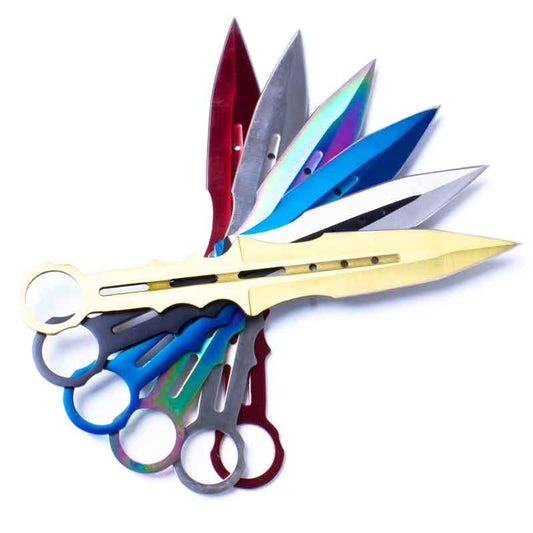 Multicolor Kunai Throwing Knives