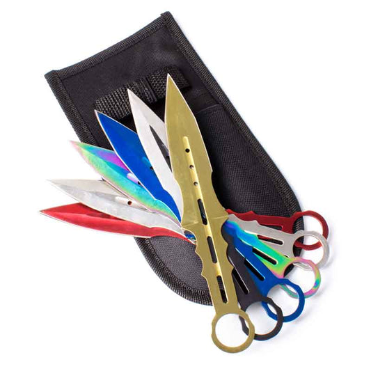 Multicolor Kunai Throwing Knives - Violent Art Shop