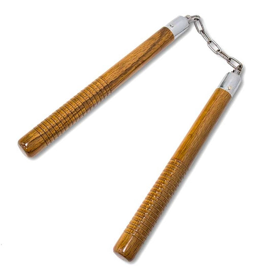 Natural Nunchaku with Grip - Violent Art Shop