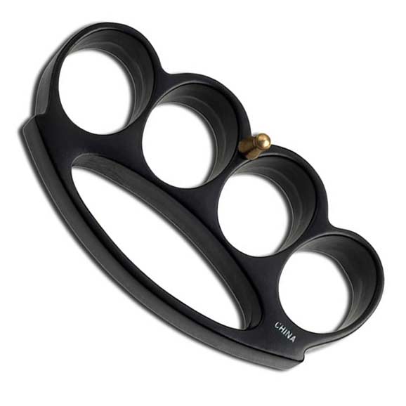 Pitch Black Knuckle Duster - Violent Art Shop