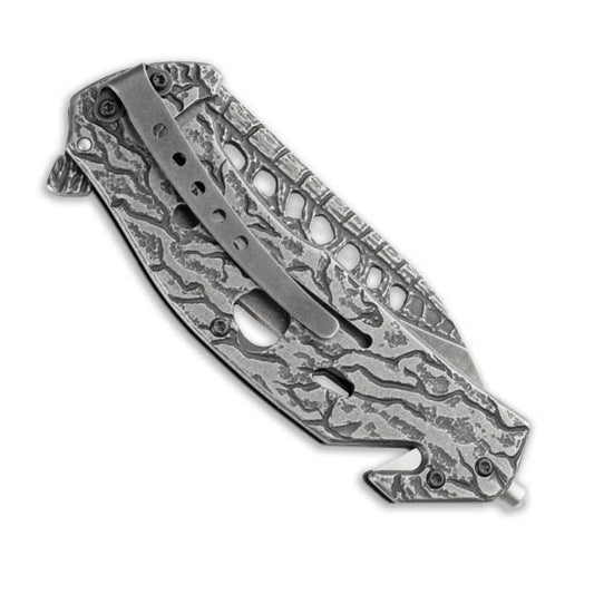 Raging Skull Pocket Knife