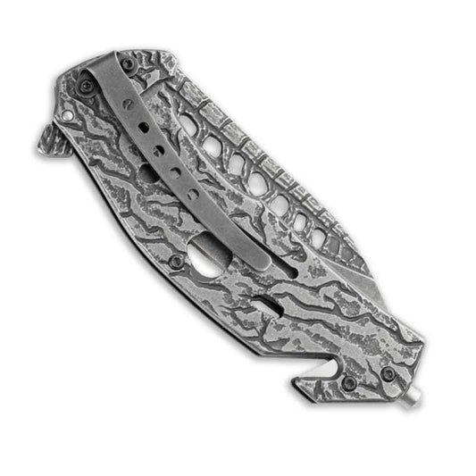 Raging Skull Pocket Knife