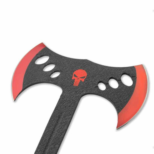 Red Skull Throwing Axe