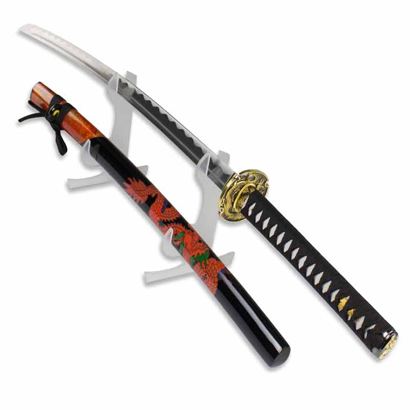 Scorched Dragon Katana - Violent Art Shop