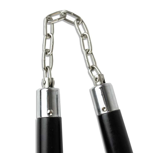 Short Black Hardwood Nunchaku - Violent Art Shop