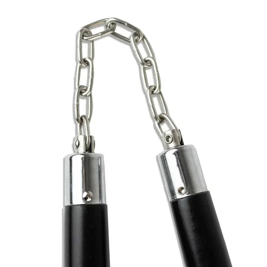 Short Black Hardwood Nunchaku - Violent Art Shop