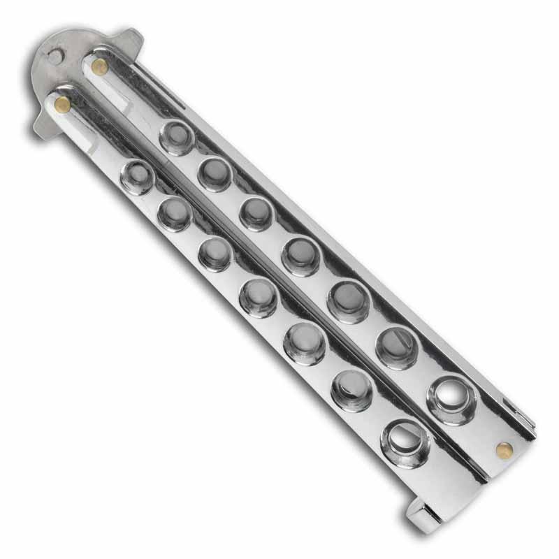Silver Butterfly Knife