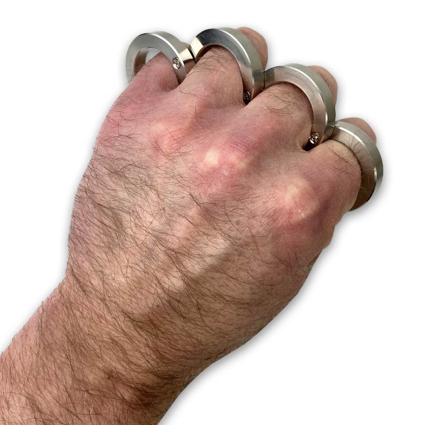 Silver Folding Knuckles