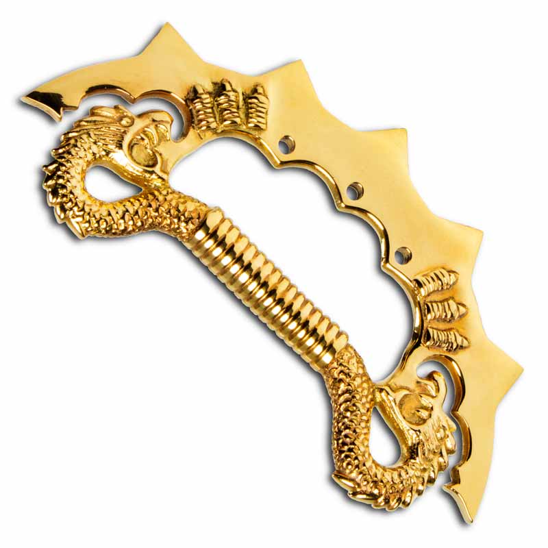 Solid Brass Dragon Tekko - Violent Art Shop