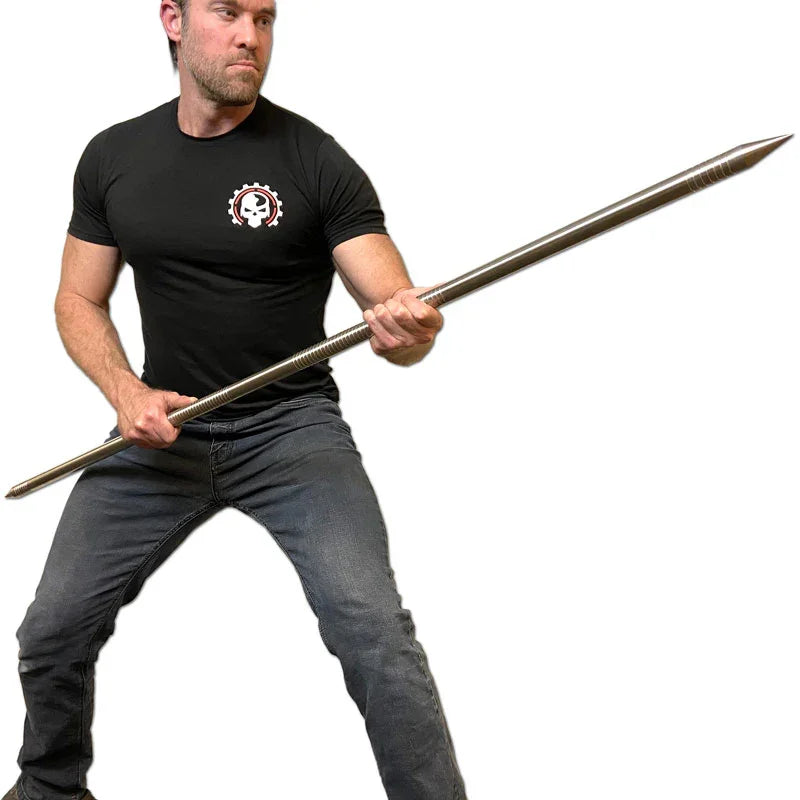 Stainless Steel Spear Staff - Violent Art Shop