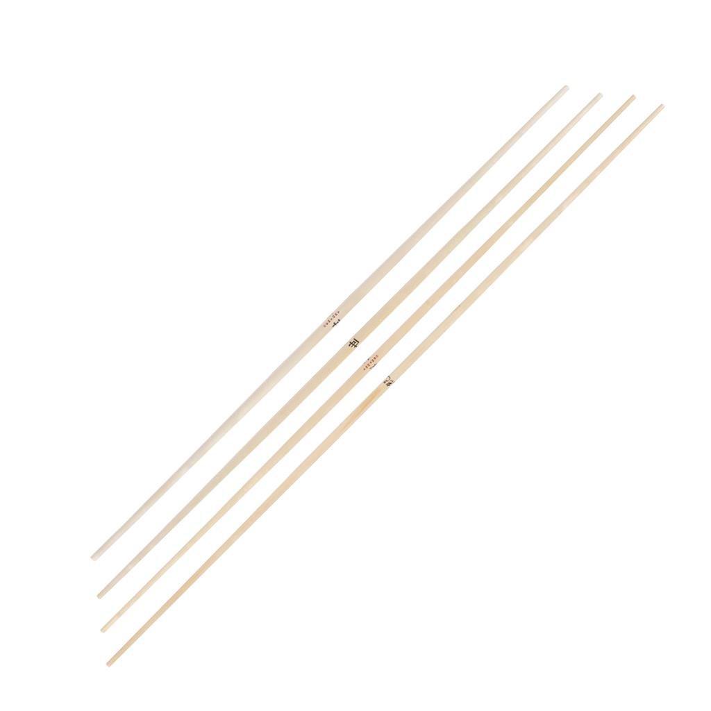 Tapered White Wood Lotus Kanji Bo Staff - Violent Art Shop