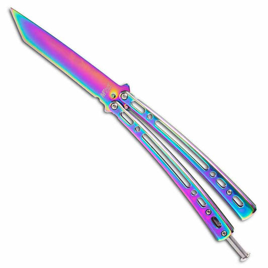 Titanium Finish Balisong Trainer - Violent Art Shop