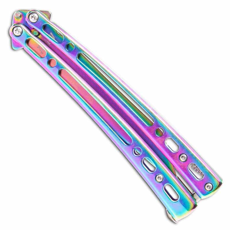 Titanium Finish Balisong Trainer