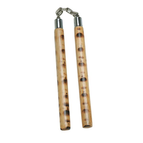Rattan Nunchaku, Tiger - Violent Art Shop