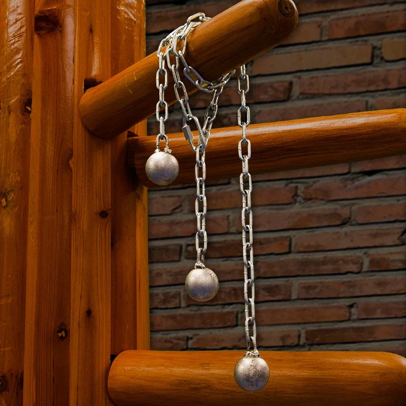 Triple Steel Ball Bola - Violent Art Shop